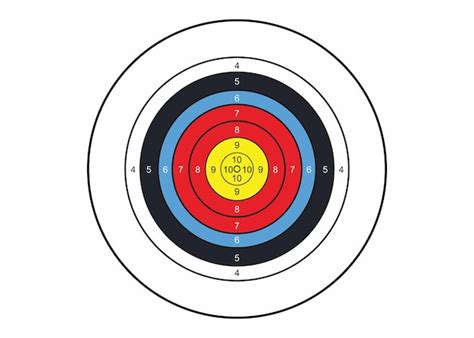 Premium Vector Archery Target Vector
