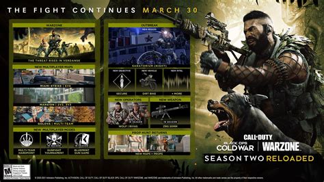 Season Two Reloaded Patch Notes For Black Ops Cold War Cod Tracker
