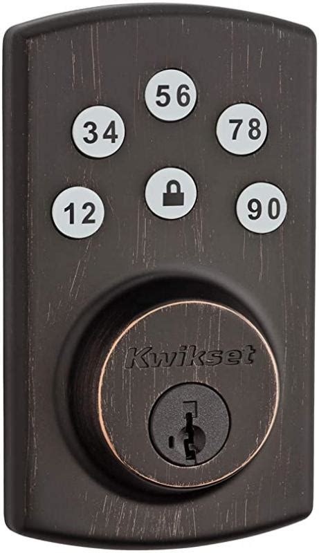 Kwikset Powerbolt 2 Door Lock Single Cylinder Electronic Keyless Entry