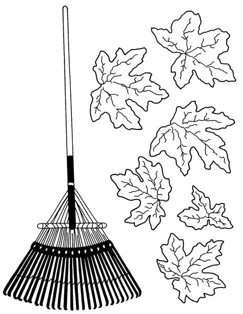 Rake Coloring Pages 🖌 To Print And Color