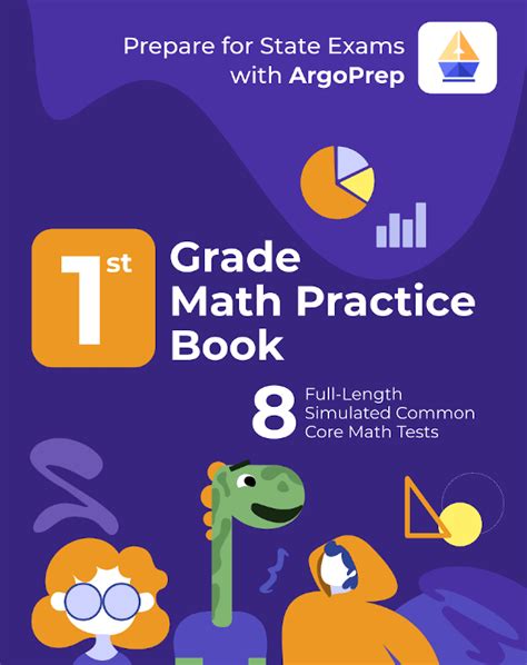 1st Grade Math Practice Book 8 Full Length Simulated Common Core Math