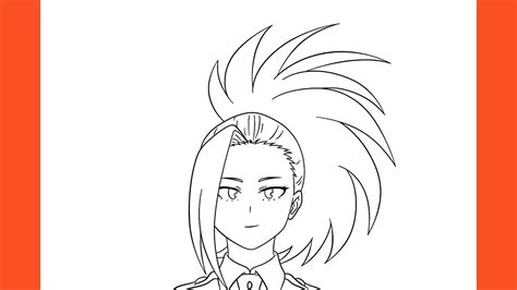 How To Draw Momo Yaoyorozu In Her Hero Costume Hero C