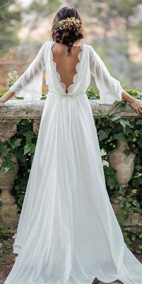 27 Amazing Boho Wedding Dresses With Sleeves Wedding Dresses Guide