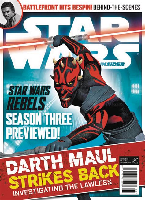 Jun162137 Star Wars Insider 168 Newsstand Ed Previews World