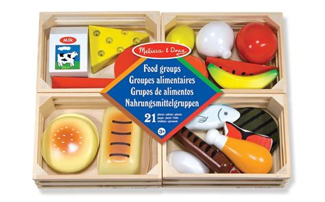 Wooden Food Set 21 Piece Group Meals Wooden Play Food Wooden Food
