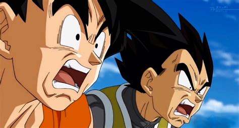 Goku Vegeta Shocked Reaction Dbs Anime Dragon Ball Super Dragon Ball