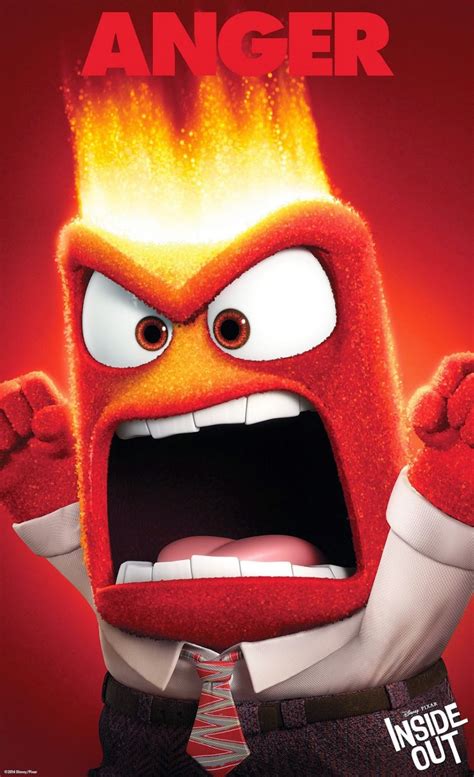 Pixars Inside Out Posters For Joy Fear Anger And Disgust — Geektyrant