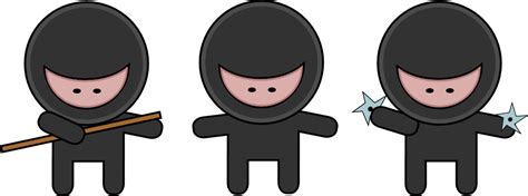 Ninja Clipart Two Ninja Two Transparent Free For Download On