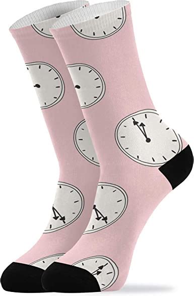 Cute Socks Creative Fashion Cute Home Clock Warming Socks Trendy Socks Pattern Amazonca