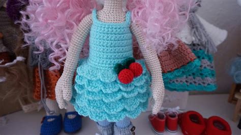 Tilda Doll Summer Dresses Crochet Tutorial Youtube