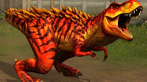 Tyrannosaurus Rex Max Level 40 Jurassic World The Game Youtube
