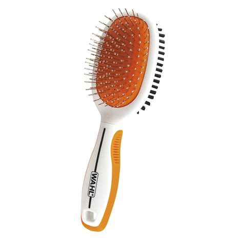 Wahl Premium Pet Double Sided Pin Bristle Brush With Patented Stacked