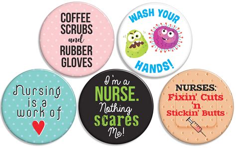 Nurse Buttons Etsy