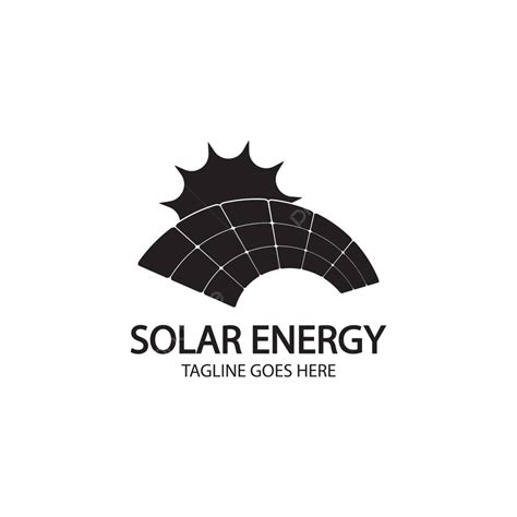 Ikon Energi Logo Surya Energi Sumber Daya Terisolasi Vektor Sumber