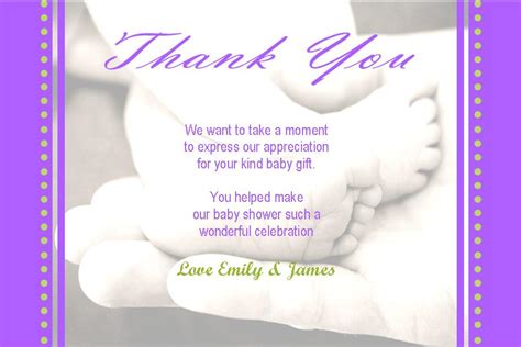 These ideas will not only shower the future. Tips And Ideas For Baby Shower Thank You Cards | FREE ...