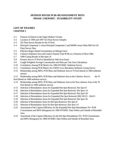 Pdf Hudson River Pcbs Reassessment Rifs Phase 3 List Of Figures