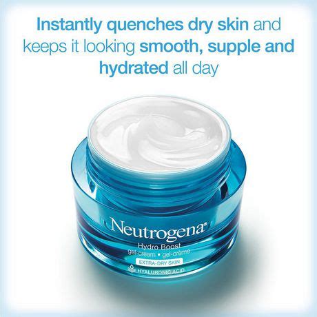 Neutrogena Hydro Boost Facial Gel Cream For Extra Dry Skin Hyaluronic Acid To Hydrate Skin