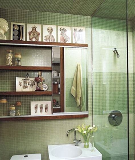 Many of these period style bathrooms used green or pink wall tile that were framed with borders of black tiles. 36 art deco green bathroom tiles ideas and pictures 2020
