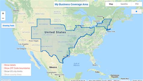 Create A Custom Area Map Based On A List Of States Or Zip Codes