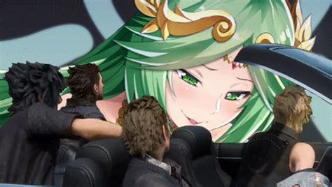 Horny Palutena Ffxv Car Driving Know Your Meme