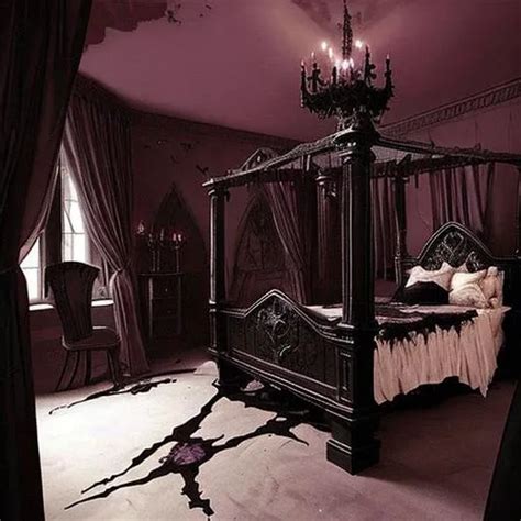 Vampire Womans Haunted Bedroom Spooky Beautiful