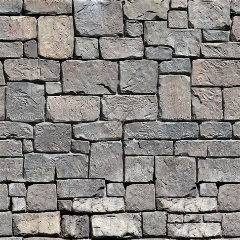 Wall Stone With Regular Blocks Texture Seamless 08320