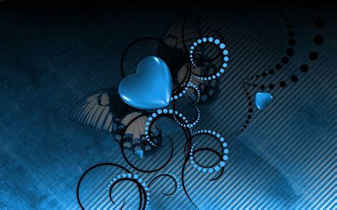 Blue Hearts Wallpapers Top Free Blue Hearts Backgrounds WallpaperAccess