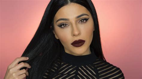 Smokey Eyeliner Dark Lips Drugstore Makeup Youtube