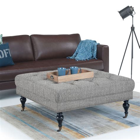 Large Coffee Table Ottoman Shop Now For The Dark Navy Blue Coffee