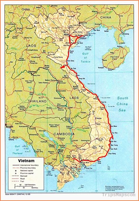 Maps Of Vietnam Detailed Map Of Vietnam In English Tourist Map Of 11700