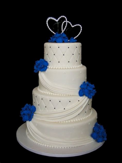19 Stunning Royal Blue Wedding Cake Designs Vis Wed Royal Blue