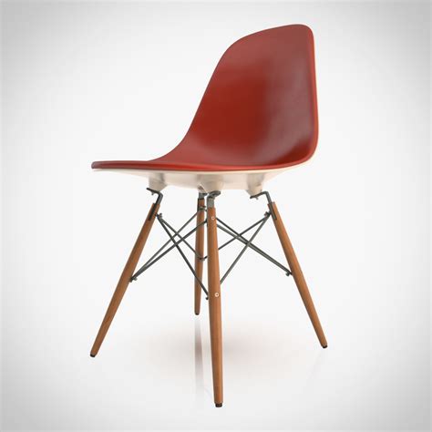 Eames Chair Dsw 3d Model Download For Free
