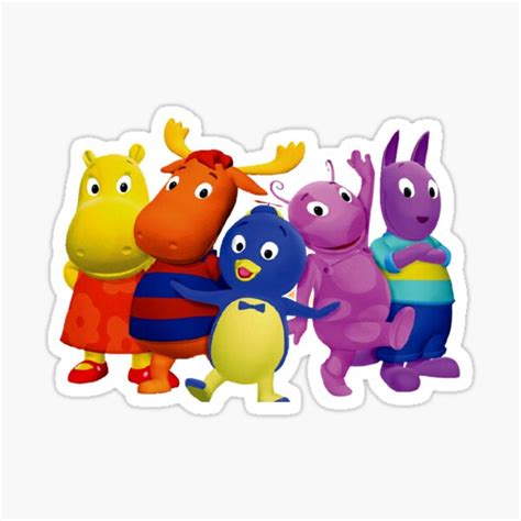 The Backyardigans Sticker By Tryintogetthere Redbubble