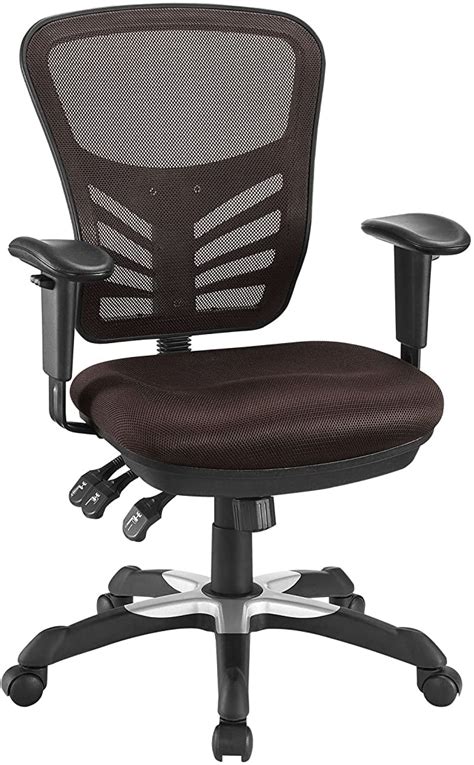 Amazonsmile Modway Articulate Ergonomic Mesh Office Chair In Brown
