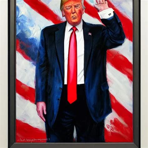 Portrait Of Donald Trump By Jon Mcnaughton Stable Diffusion Openart
