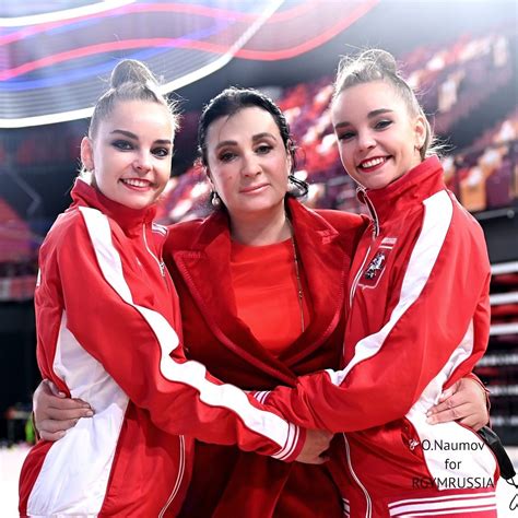 Arina Averina Coach Irina Alexandrovna Viner Usmanova And Dina Averina