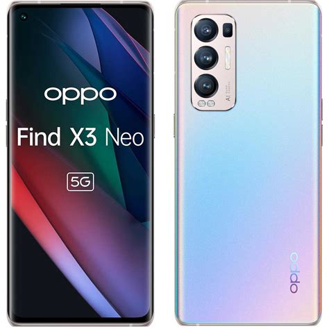 Oppo Find X3 Neo 5g Smartphone 6 55 Ram 12 Gb Memoria 256 Gb Android Colore Galactic Silver