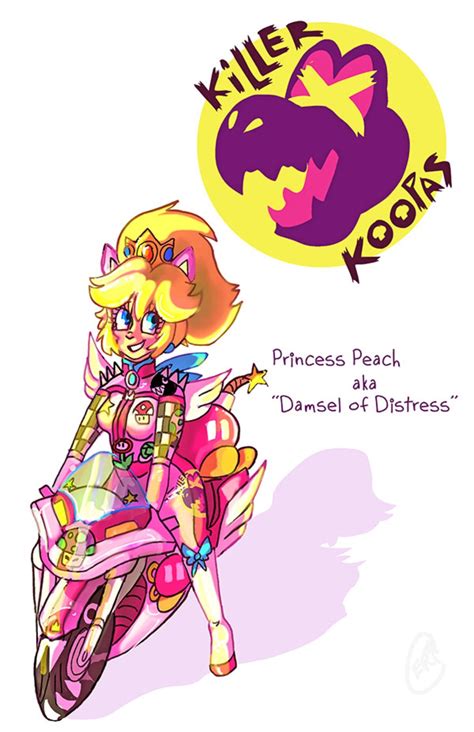 Corrsolla Robot Princess Peach Of The Killer Koopas Motorcycle