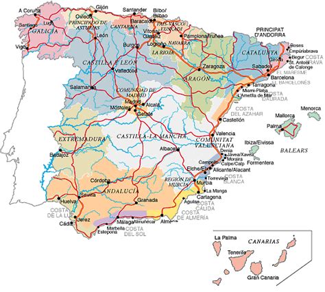 Top 94 Wallpaper Map Of Spain With Regions And Capitals Full Hd 2k 4k