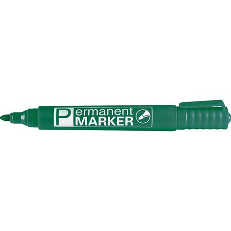 4stationery Permanent Marker Green 12s Trefoil