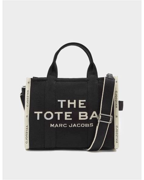 Marc Jacobs The Small Jacquard Tote Bag In Black Lyst Uk