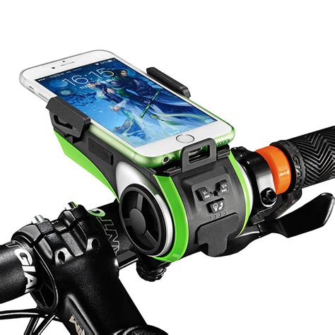 The bike is literally floating in the air a good portion of the time. rockbros multifunction bicycle phone holder bike light bluetooth audio powerbank cycling ring ...