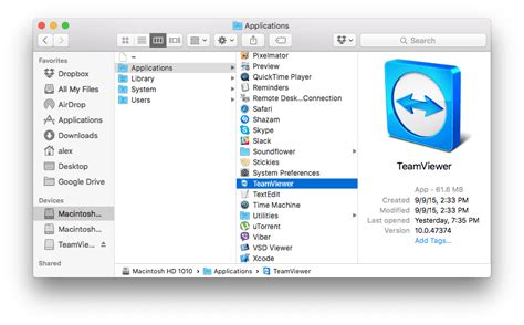 Double click on it to initiate the installation. How to completely uninstall TeamViewer on Mac OS