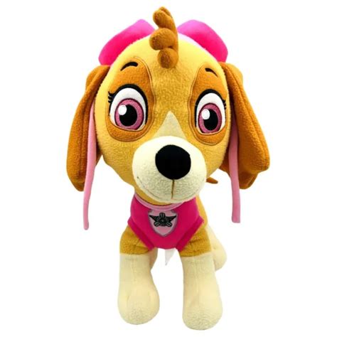 Nick Jr Paw Patrol Skye Pup Spinmaster 15” Plush Toy Large Stuffed