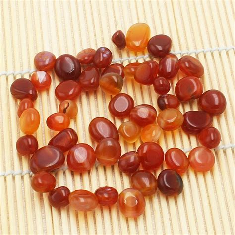 wholesale 6 12mm natural red agates side holulte freeform loose beads 15 ese39 for jewelry
