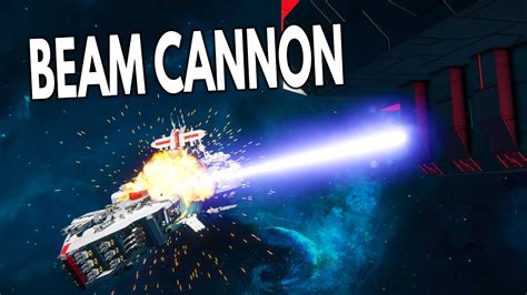 Beam Cannons Space Engineers Particle Beam Cannon Youtube