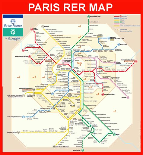 Paris Metro Map Paris Underground Map Paris Rer Map