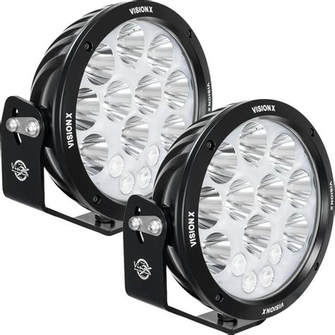 Vision X® Adv Led Light Cannons Pair W Backlit Halo