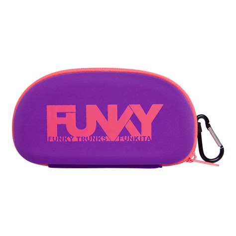 Funky Purple Punch Case Closed Goggle Case Mailsports The Swim Experts