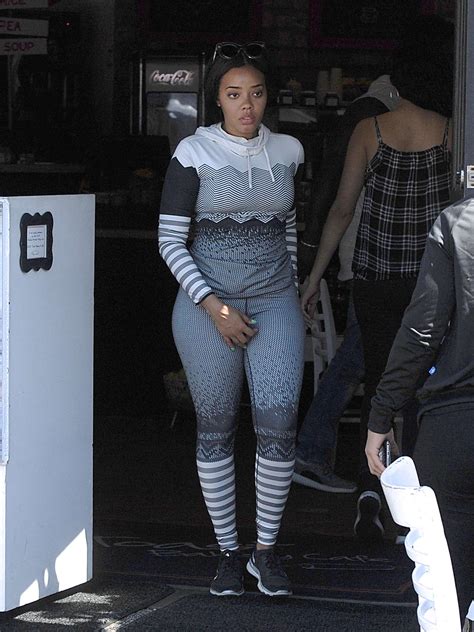 Angela Simmons Booty In Tights GotCeleb